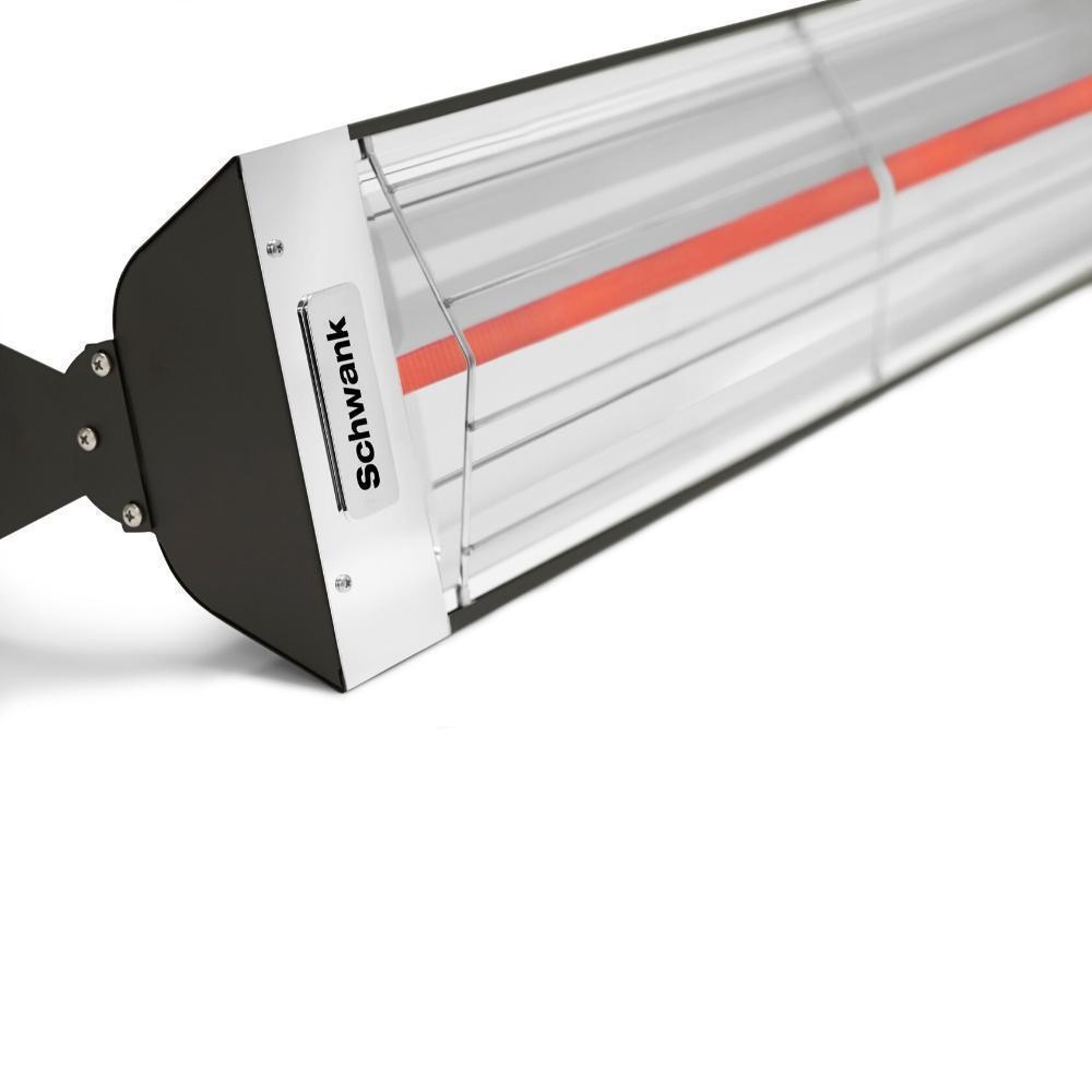 ElectricSchwank Single Element 4000W Infrared Electric Heater in black