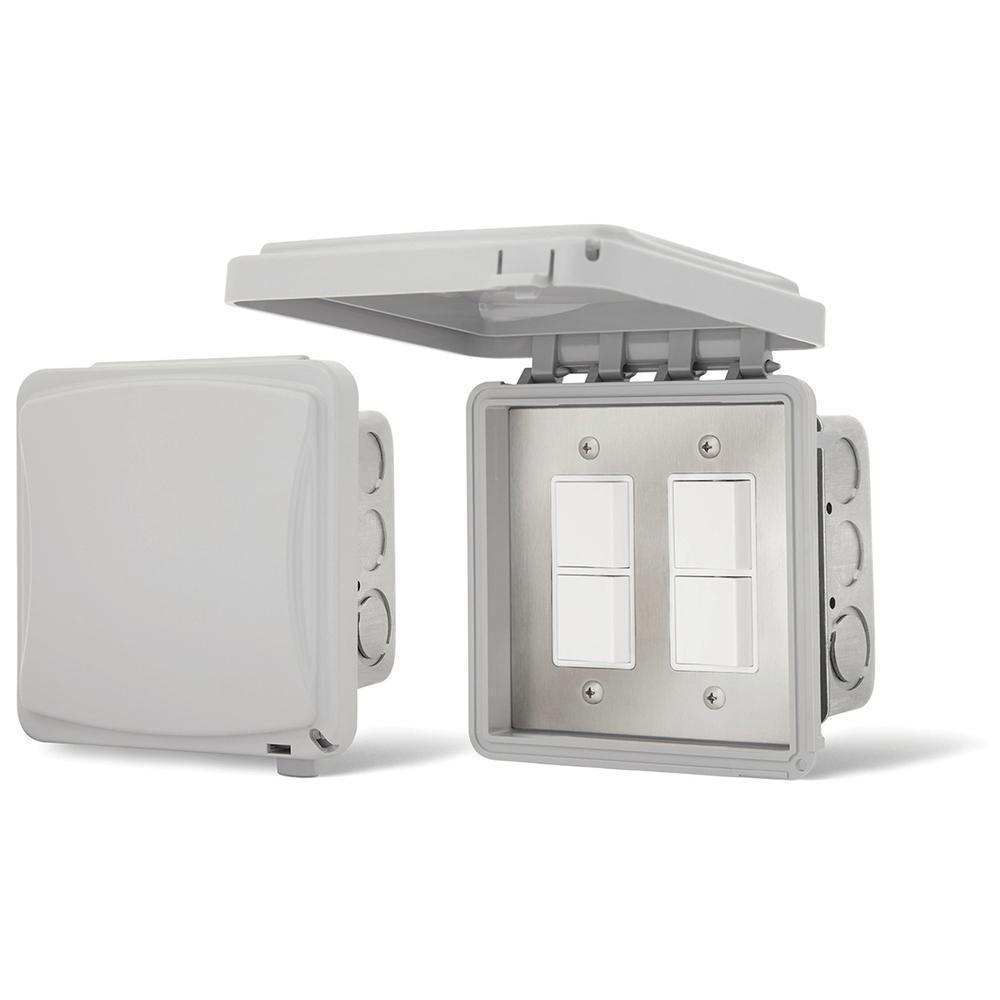 Schwank Two Stage Switches for Dual Heaters, In-Wall for Outdoor Exposed Area