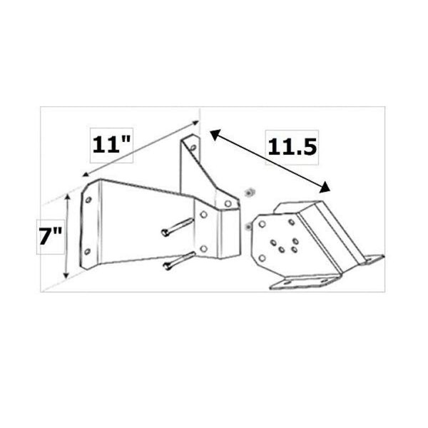 Schwank Wall Mount Bracket for bistroSchwank & 2-stage heaters specs
