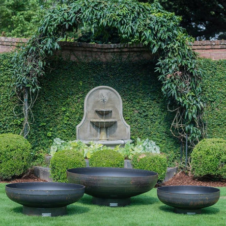 Seasons Fire Pits Elliptical Round Steel Fire Pit, Sizes: 30" - 72" Wide