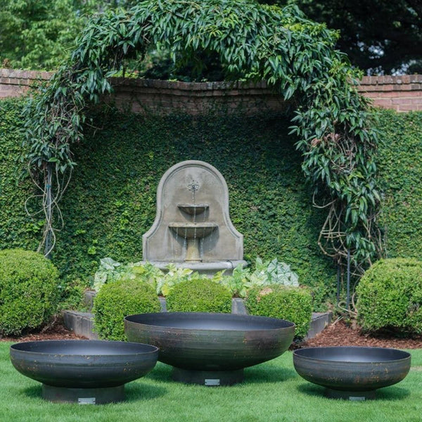 Seasons Fire Pits Elliptical Round Steel Fire Pit, Sizes: 30" - 72" Wide