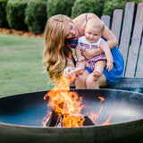 Seasons Fire Pits Elliptical Fire Pit with Mother and Child