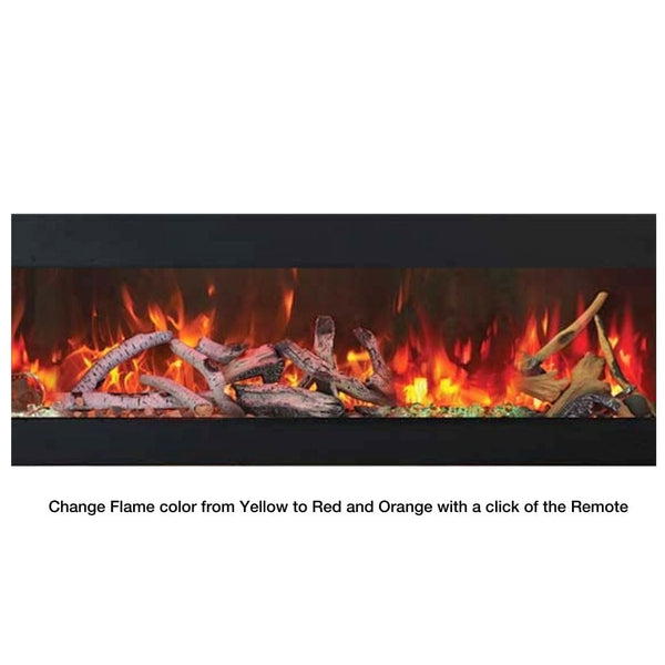 Change Flame Color with the remote - close-up view
