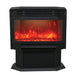 Sierra Flame 25" Free Standing Electric Fireplace (FS‐26‐92) with red Flame