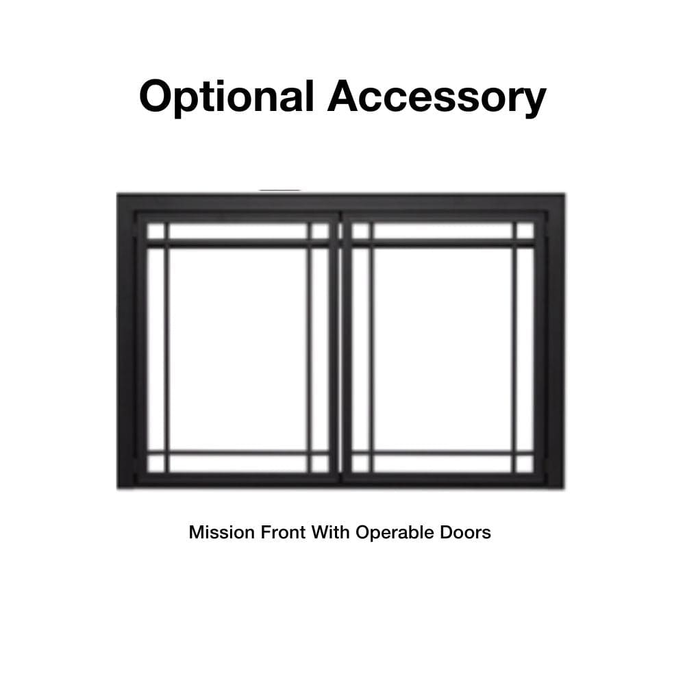 Mission Front with Operable Doors