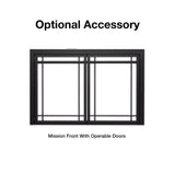 Mission Front with Operable Doors