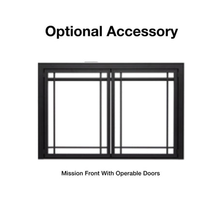 Mission Front with Operable Doors