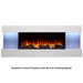 Simplifire Format Wall-Mounted Electric Fireplace With 60-Inch Mantel