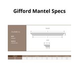 Mantel Specs