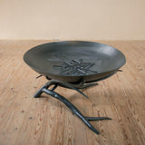 Stone Country Ironworks Fire Pits with grate crafted from iron sticks