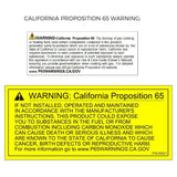 California Prop65 Warning Labels
