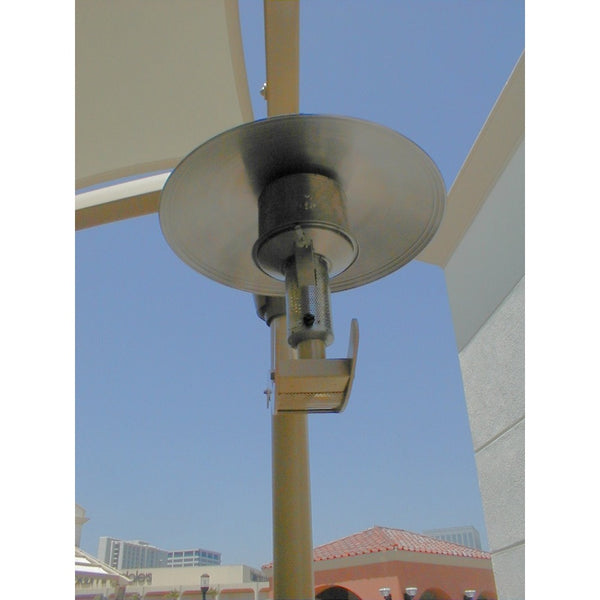 Sunglo A244MAN Natural Gas Patio Heater pole mounted - close-up view