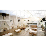 Sunglo A244MAN Natural Gas Patio Heater ceiling mounted in semi closed area