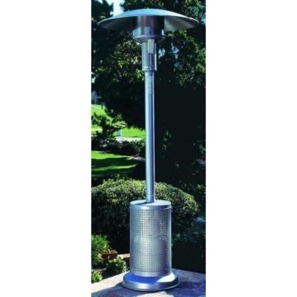Sunglo A270 SS Free Standing Stainless Steel Portable Propane Patio Heater in garden