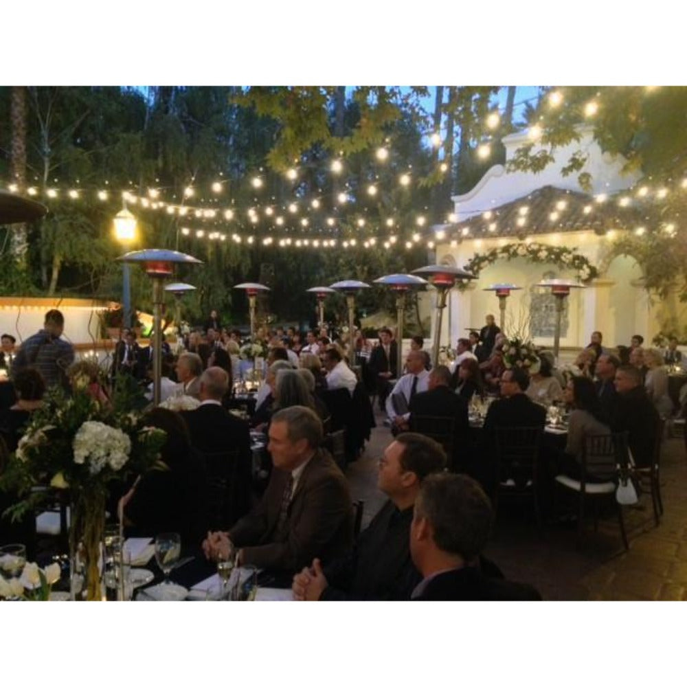 Sunglo A270 SS  Stainless Steel Portable Propane Patio Heater al fresco events