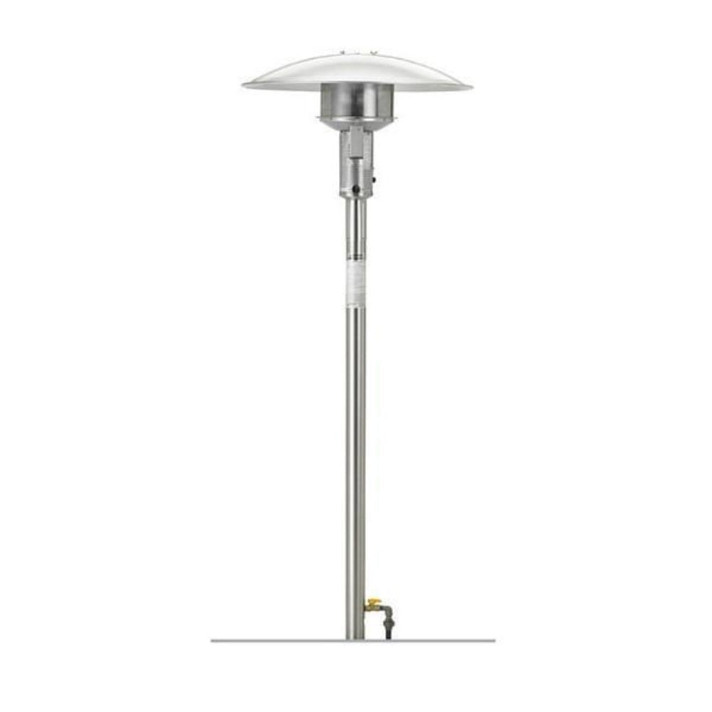 Sunglo PSA265 SS Permanent Post Stainless Steel Natural Gas Patio Heater
