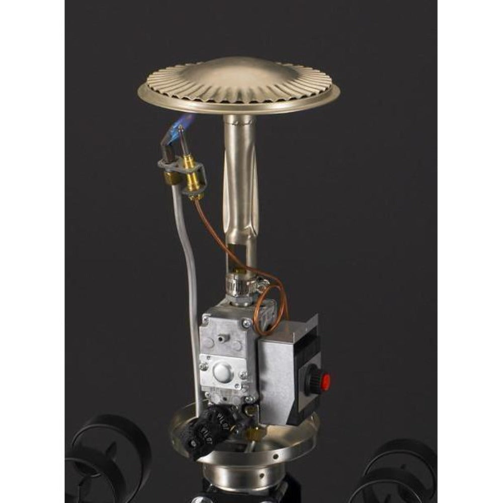 Sunglo PSA265VE SS Permanent Post Natural Gas Patio Heater - spark Ignition