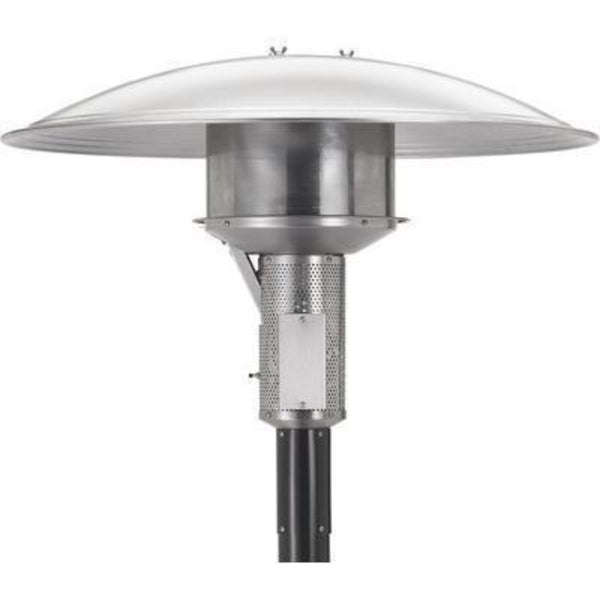 Sunglo PSA265VE SS Permanent Post Natural Gas Patio Heater reflector