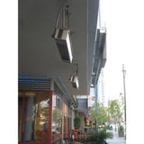 Sunpak S25S Infrared Stainless Steel Gas Heater with Electronic Ignition in cafes