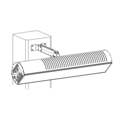 SunStar Column Mounting Arm Kit for Glass Infrared Gas Heaters