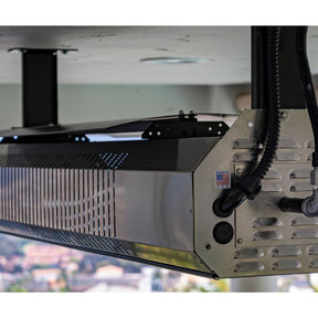 SunStar Marine Grade Stainless Steel Fixed Ceiling Kit for Glass Infrared Gas Heater - front view