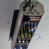 Black Glass Face of SunStar Glass Wall/Ceiling Mounted 2-Stage Infrared Gas Heater