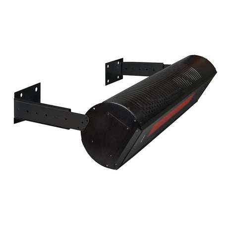 SunStar Glass Black Powder Coated Infrared Gas Heater with wall mounting kit