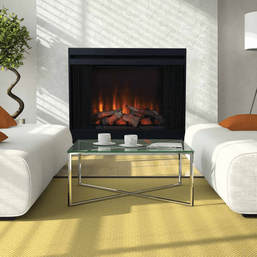 Superior Capella Built-In Electric Fireplace in a light and airy indoor setting