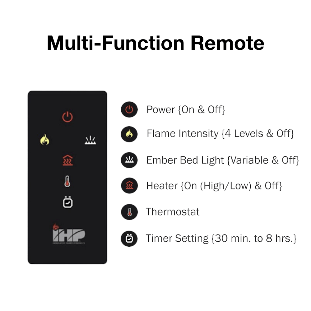 Remote for Superior Sentry Electric Fireplace