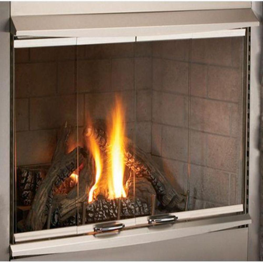 Superior Brushed Stainless Steel Deluxe Hood for VRE3200 Fireplace