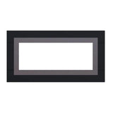 Superior Face Trim Frame in aged Silver