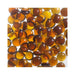 Amber Glass Pebbles