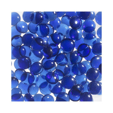 Blue Glass Pebbles
