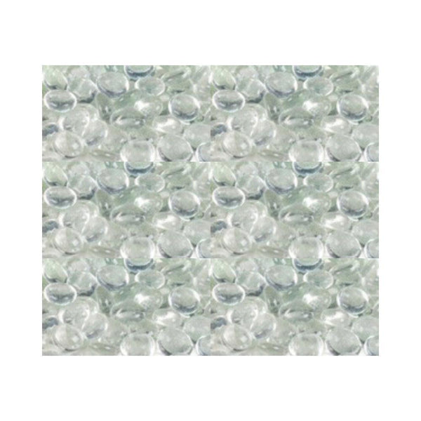 Clear Glass Pebbles