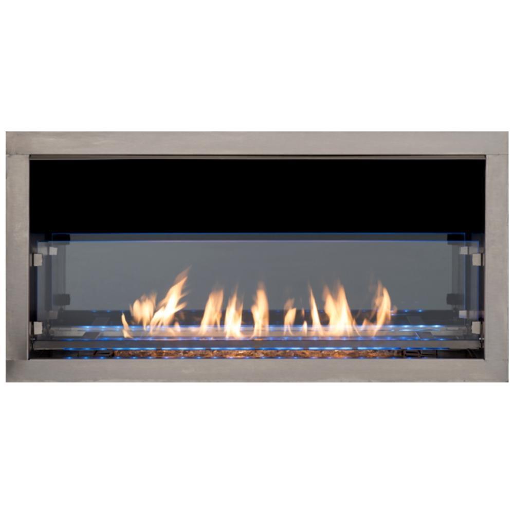 Superior Linear Vent-Free  See through Outdoor Gas Fireplace