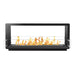 The Bio Flame 60-Inch Firebox DS - Built-in See-Thru Ethanol Fireplace Black
