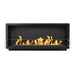 The Bio Flame 60-Inch Firebox SS Built-in Ethanol Fireplace Black