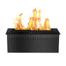 The Bio Flame 18" UL Listed Smart Remote Controlled Ethanol Burner, Black or Stainless Steel