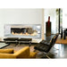 The Bio Flame 72" Smart Firebox DS -See-Through Ethanol Fireplace in Lounge 