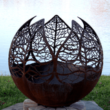 The Fire Pit Gallery Autumn Sunset Steel Fire Pit by the lake