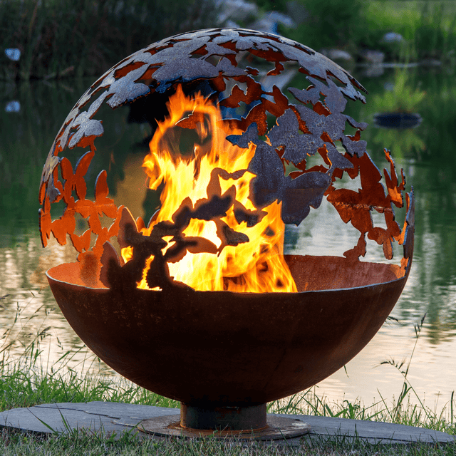 The Fire Pit Gallery Butterfly Wings Steel Fire Bowl - 7010031