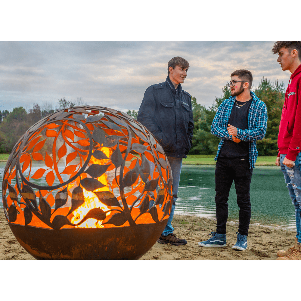 The Fire Pit Gallery Eden Steel Fire Pit outdoors