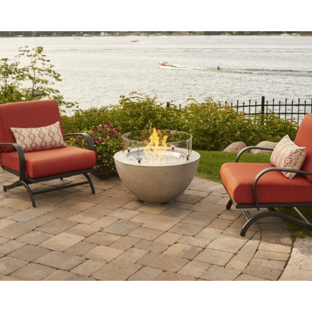 The Outdoor Greatroom Company Cove Fire Bowl In Between Seats
