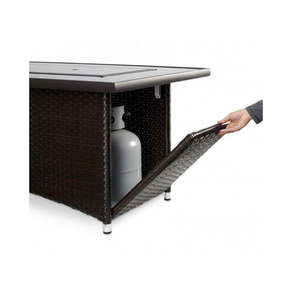 Access door to hide propane tank