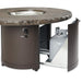 The Outdoor GreatRoom Company Beacon marbelized noche sliding tank compartment 