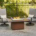 The Outdoor GreatRoom Company Brooks 50" Brown Gas Fire Pit Table in Patio