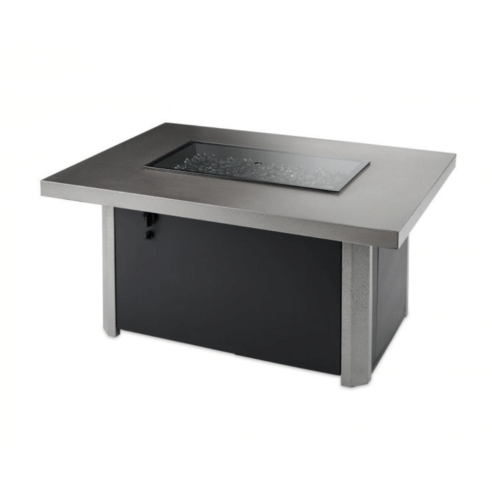 The Outdoor GreatRoom Company Caden 44" Rectangular Fire Pit Table with Burner Cover