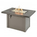 Havenwood 44-inch Stone Gray Rectangular Gas Fire Pit Table with Gray Base