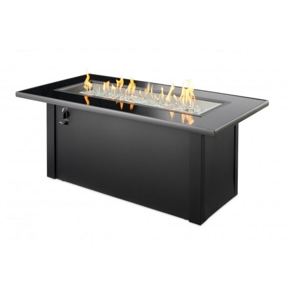 The Outdoor GreatRoom Company Monte Carlo 59-inch Linear Gas Fire Pit Table