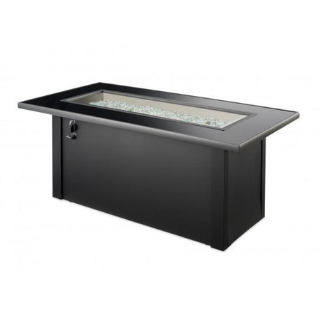 The Outdoor GreatRoom Company Monte Carlo 59" Fire Pit Table with Glass Media